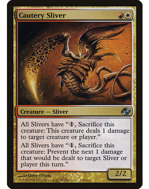 Magic: The Gathering Cautery Sliver (154) Moderately Played