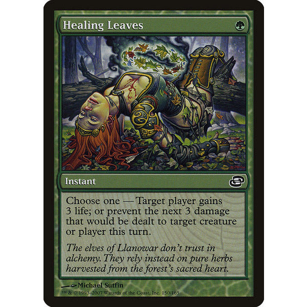 Magic: The Gathering Healing Leaves (150) Moderately Played