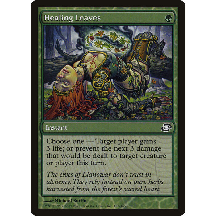 Magic: The Gathering Healing Leaves (150) Moderately Played