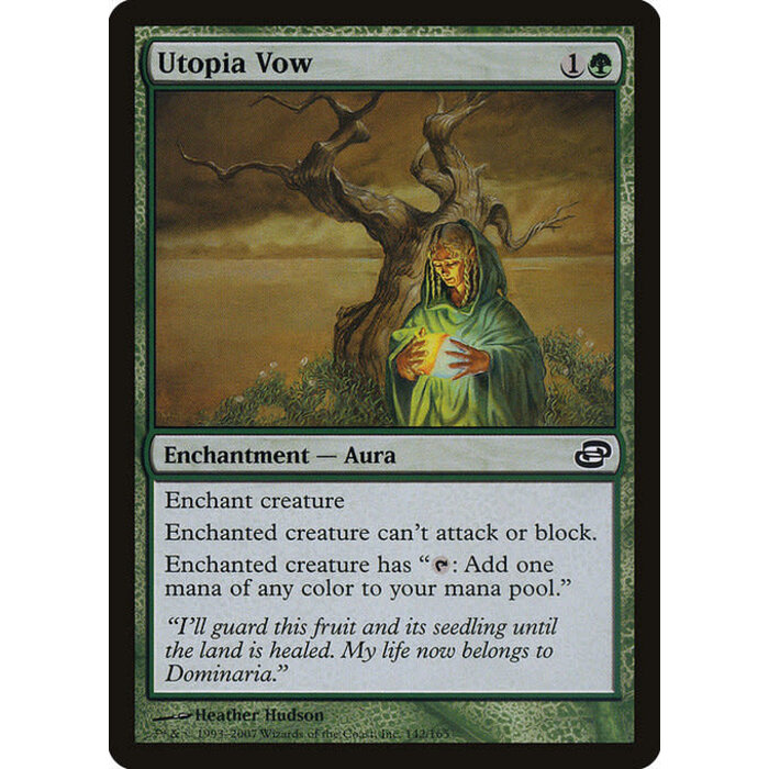 Magic: The Gathering Utopia Vow (142) Moderately Played