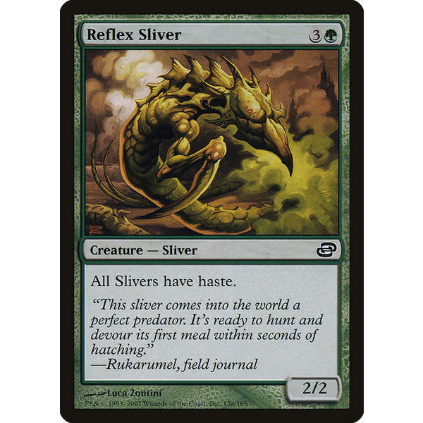 Magic: The Gathering Reflex Sliver (138) Moderately Played