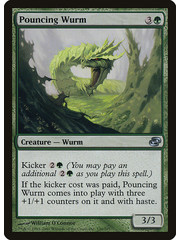 Magic: The Gathering Pouncing Wurm (136) Moderately Played
