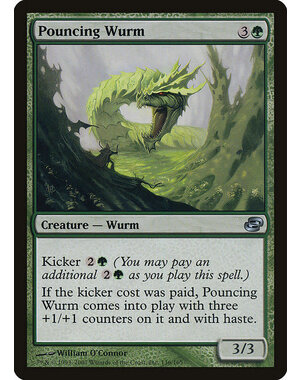 Magic: The Gathering Pouncing Wurm (136) Moderately Played