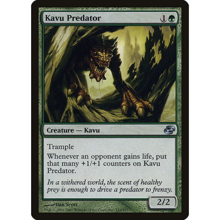 Magic: The Gathering Kavu Predator (132) Moderately Played