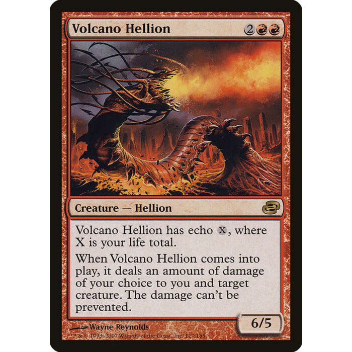 Magic: The Gathering Volcano Hellion (111) Lightly Played