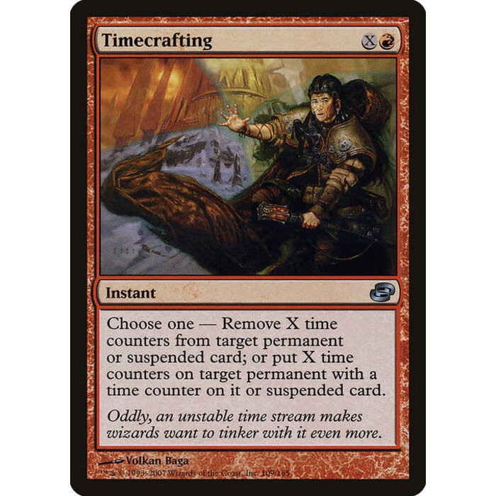 Magic: The Gathering Timecrafting (109) Moderately Played Foil - Japanese
