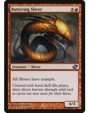 Magic: The Gathering Battering Sliver (095) Moderately Played