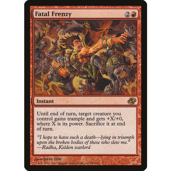 Magic: The Gathering Fatal Frenzy (098) Moderately Played