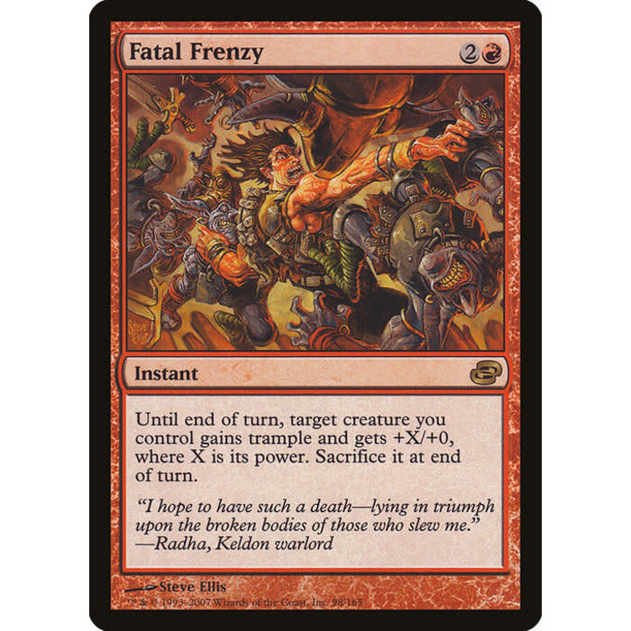Magic: The Gathering Fatal Frenzy (098) Moderately Played