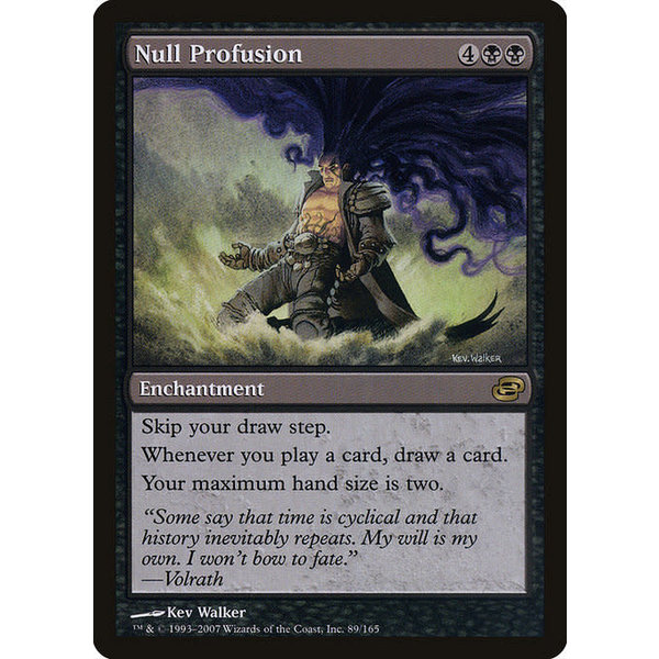 Magic: The Gathering Null Profusion (089) Moderately Played
