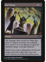 Magic: The Gathering Kor Dirge (087) Moderately Played