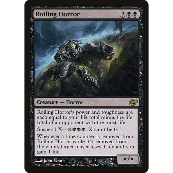 Magic: The Gathering Roiling Horror (079) Moderately Played