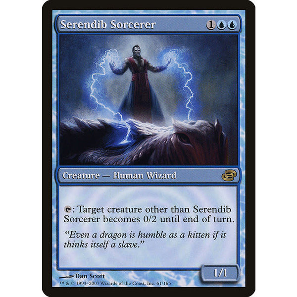 Magic: The Gathering Serendib Sorcerer (061) Moderately Played