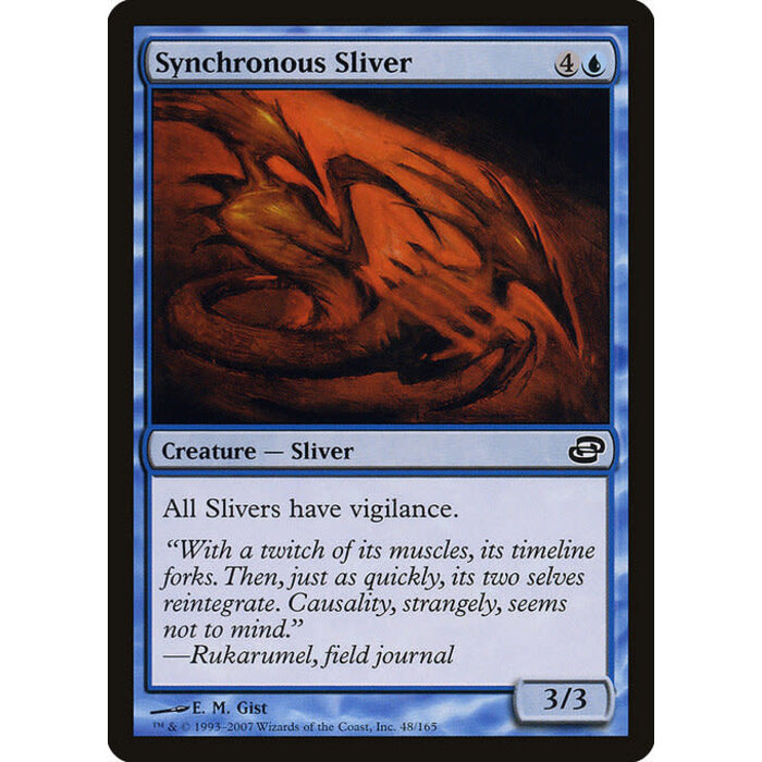 Magic: The Gathering Synchronous Sliver (048) Lightly Played