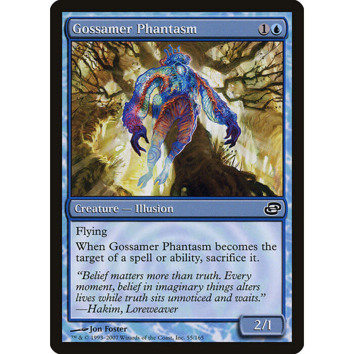 Magic: The Gathering Gossamer Phantasm (055) Moderately Played