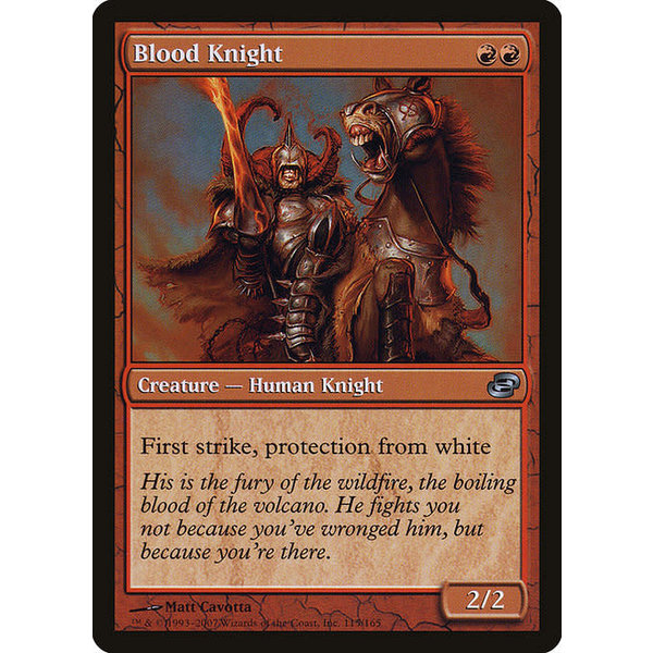Magic: The Gathering Blood Knight (115) Moderately Played Foil - Chinese (S)