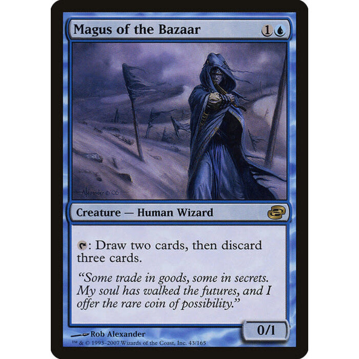Magic: The Gathering Magus of the Bazaar (043) Moderately Played