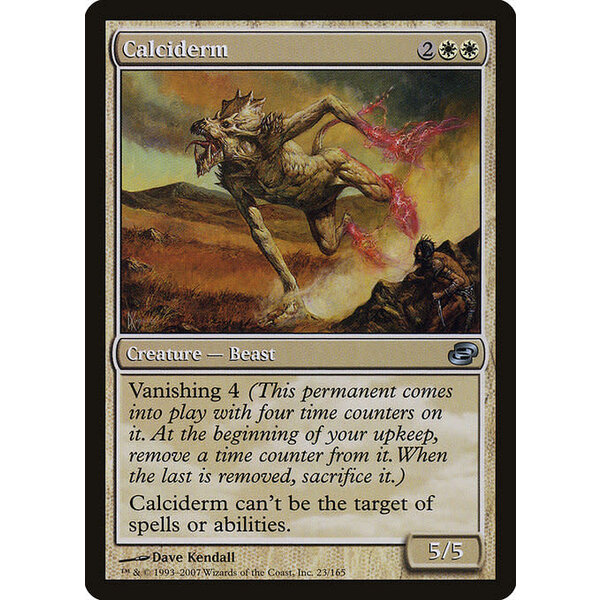 Magic: The Gathering Calciderm (023) Moderately Played Foil