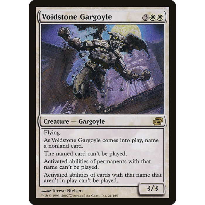Magic: The Gathering Voidstone Gargoyle (021) Moderately Played
