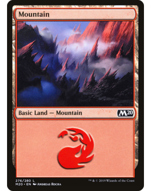 Magic: The Gathering Mountain (276) (276) Lightly Played