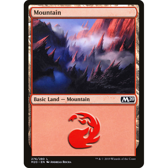 Magic: The Gathering Mountain (276) (276) Lightly Played