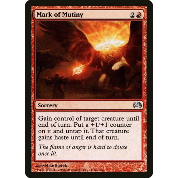 Magic: The Gathering Mark of Mutiny (047) Lightly Played