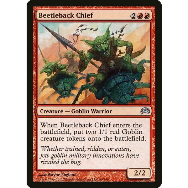 Magic: The Gathering Beetleback Chief (040) Lightly Played