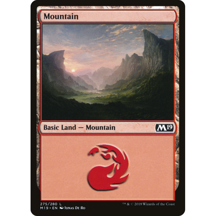 Magic: The Gathering Mountain (275) (275) Lightly Played