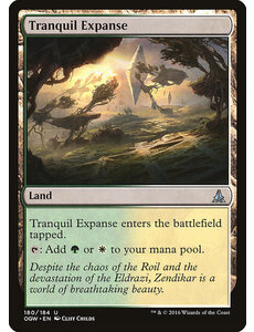 Magic: The Gathering Tranquil Expanse (180) Lightly Played
