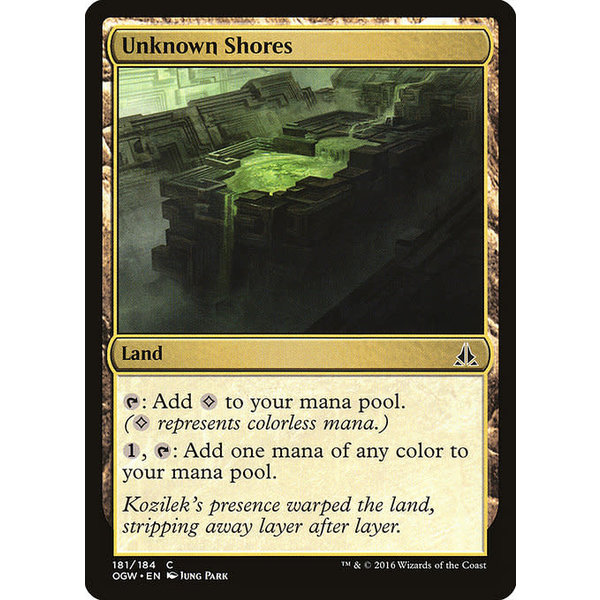 Magic: The Gathering Unknown Shores (181) Lightly Played