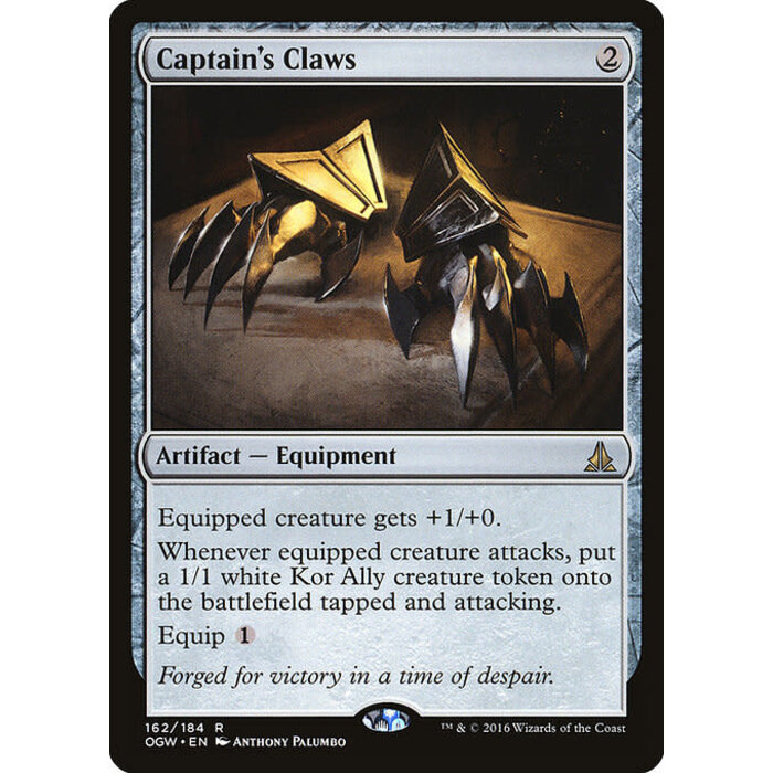 Magic: The Gathering Captain's Claws (162) Lightly Played