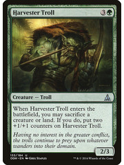 Magic: The Gathering Harvester Troll (133) Lightly Played