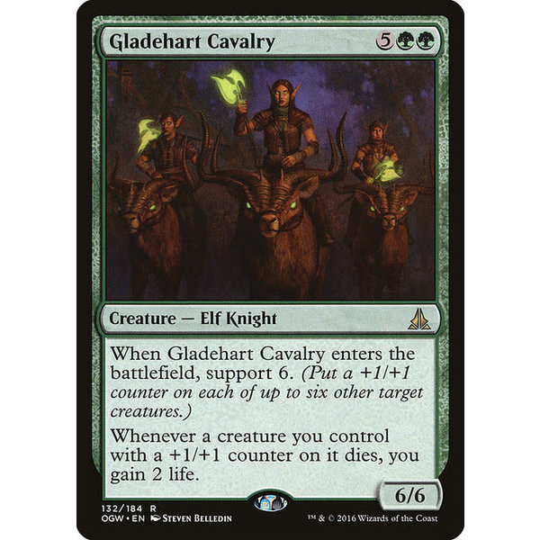 Magic: The Gathering Gladehart Cavalry (132) Lightly Played