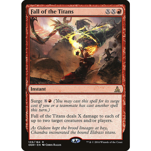 Magic: The Gathering Fall of the Titans (109) Lightly Played