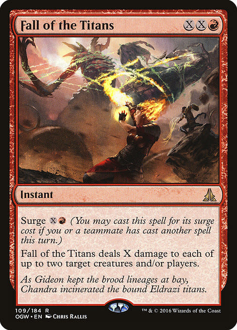 Magic: The Gathering Fall of the Titans (109) Near Mint