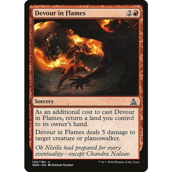 Magic: The Gathering Devour in Flames (106) Lightly Played
