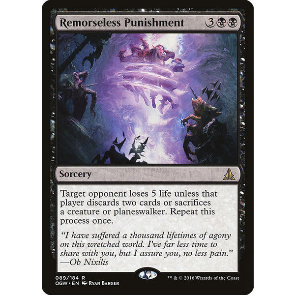 Magic: The Gathering Remorseless Punishment (089) Lightly Played