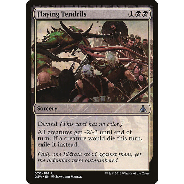 Magic: The Gathering Flaying Tendrils (070) Lightly Played
