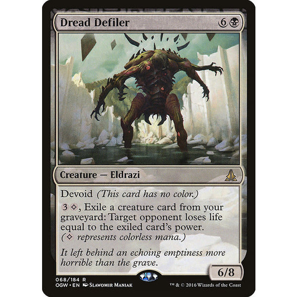 Magic: The Gathering Dread Defiler (068) Lightly Played
