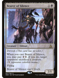 Magic: The Gathering Bearer of Silence (067) Near Mint