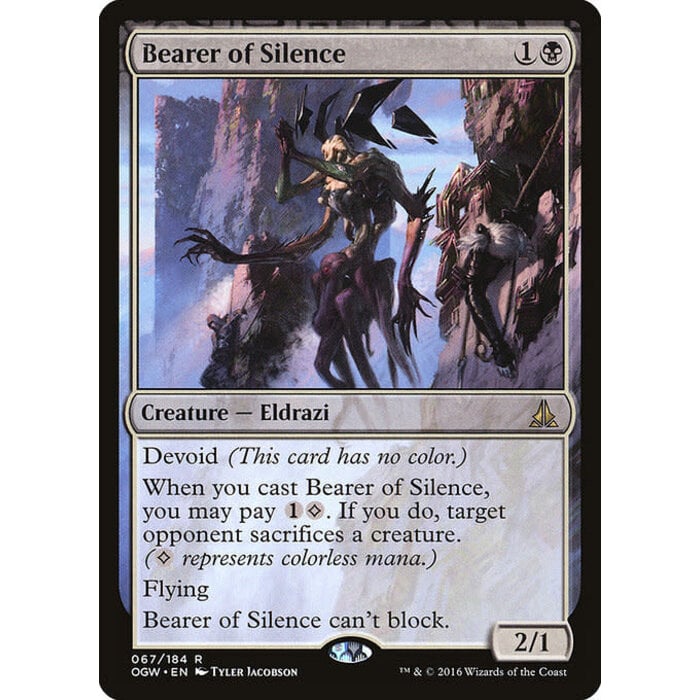 Magic: The Gathering Bearer of Silence (067) Near Mint