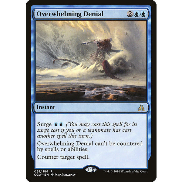 Magic: The Gathering Overwhelming Denial (061) Lightly Played