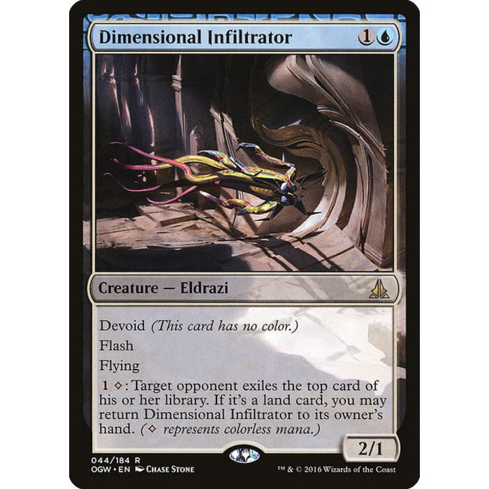 Magic: The Gathering Dimensional Infiltrator (044) Near Mint