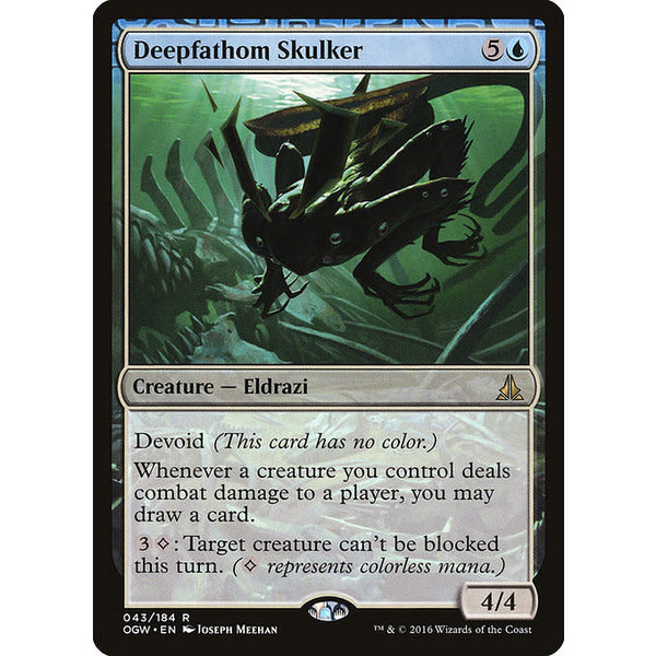 Magic: The Gathering Deepfathom Skulker (043) Lightly Played