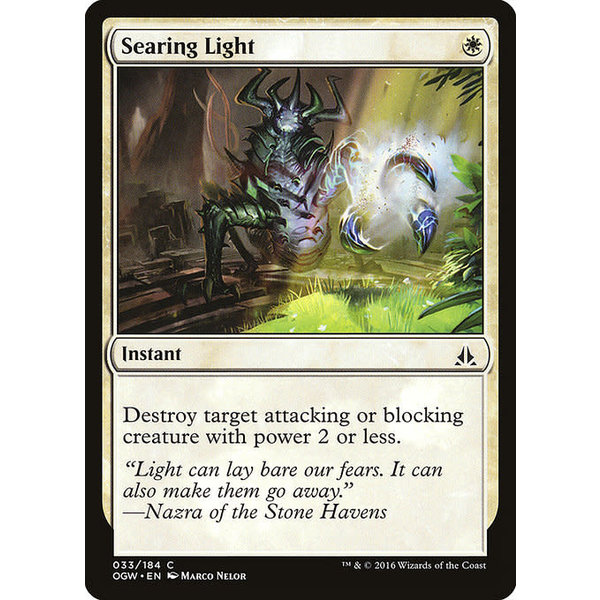 Magic: The Gathering Searing Light (033) Lightly Played