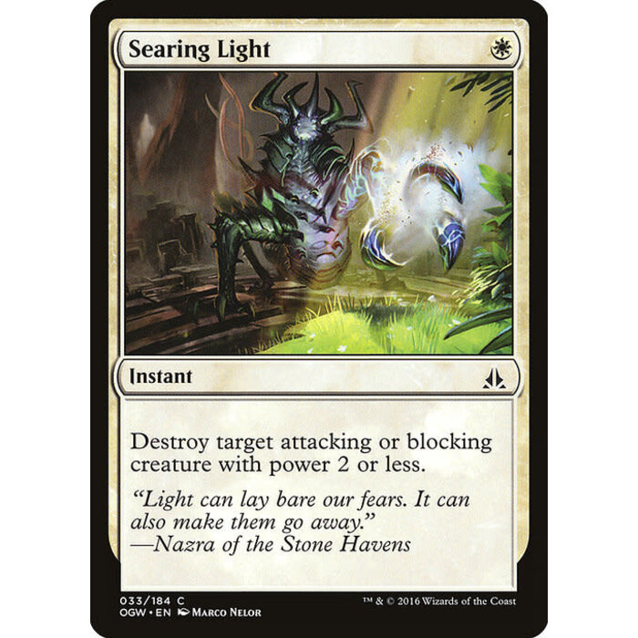 Magic: The Gathering Searing Light (033) Lightly Played