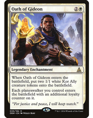 Magic: The Gathering Oath of Gideon (030) Lightly Played Foil