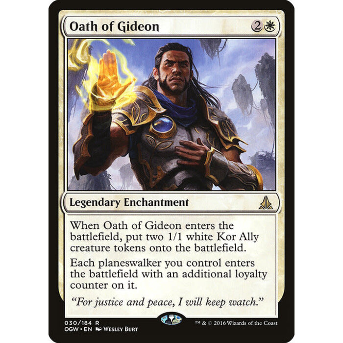Magic: The Gathering Oath of Gideon (030) Lightly Played Foil