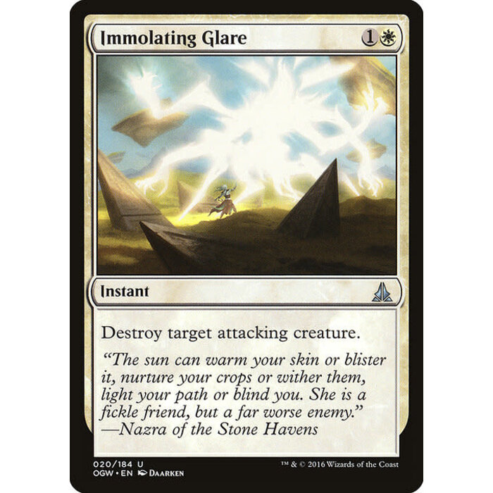 Magic: The Gathering Immolating Glare (020) Near Mint