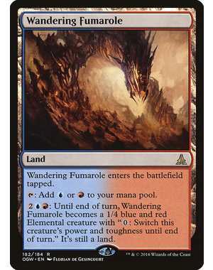 Magic: The Gathering Wandering Fumarole (182) Lightly Played